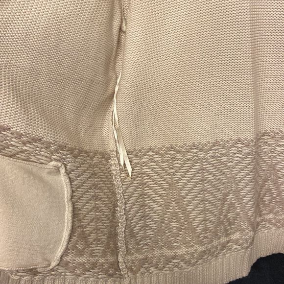 Cold water creek zipper cardigan with removable faux fur collar - Picture 9 of 13